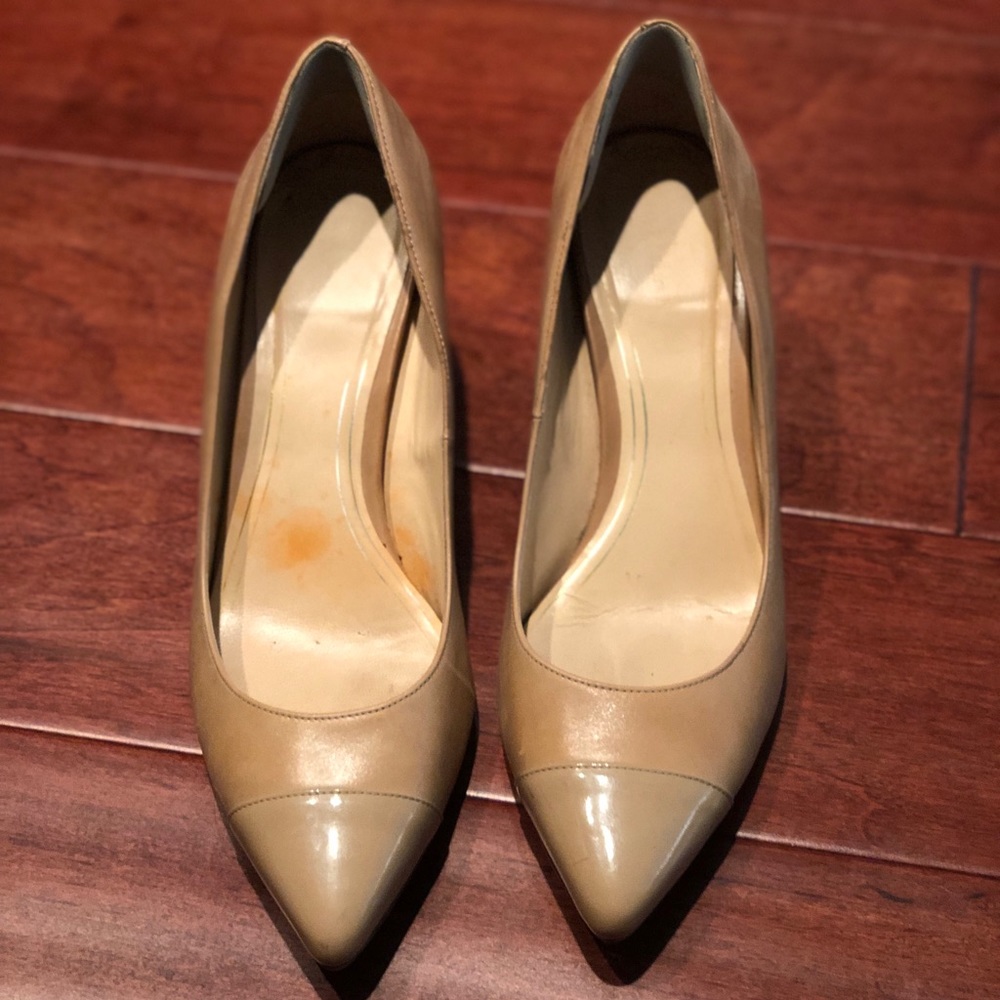 Cole Haan (with Nike Air), nude wedge, EUC